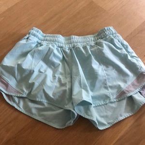 Blue Lululemon shorts
